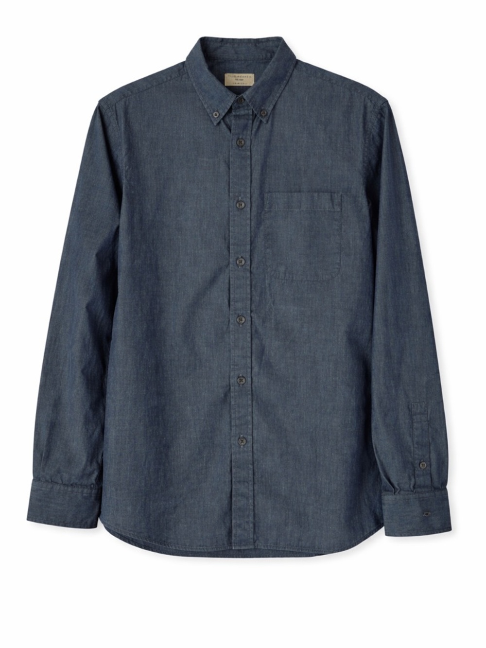 Club Monaco Blue Button Up Slim Fit Shirt